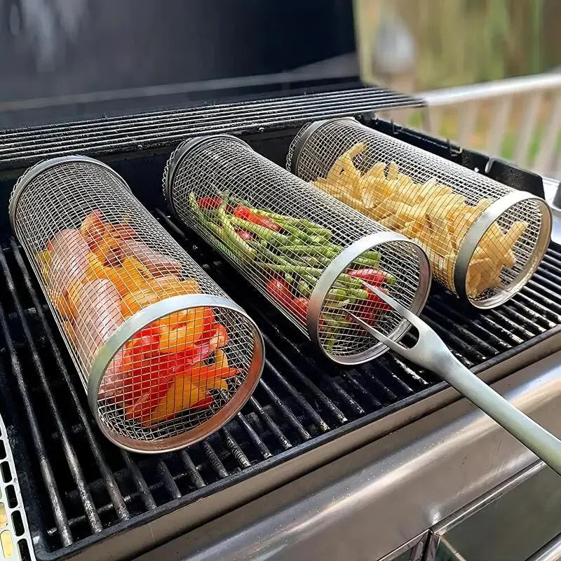 Barbecue Basket for Outdoor Grilling