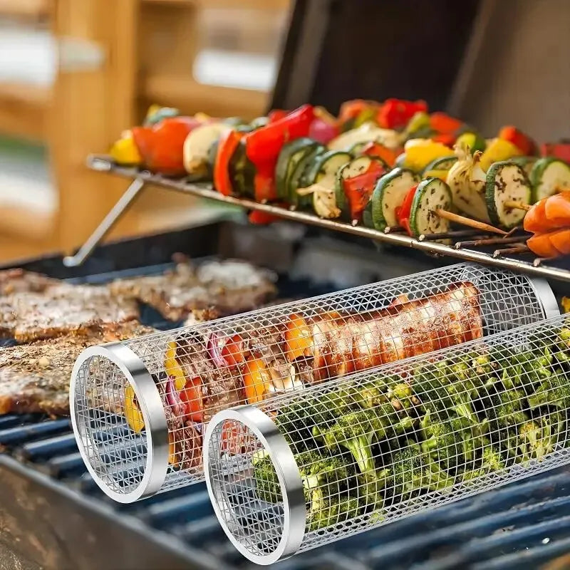 Barbecue Basket for Outdoor Grilling