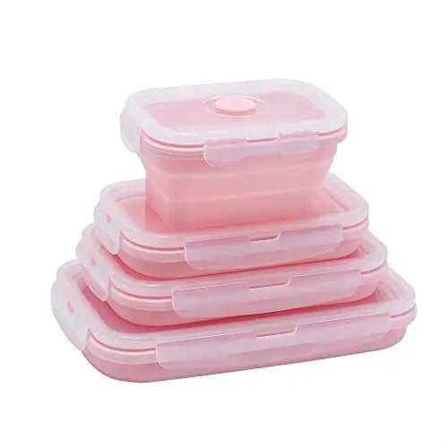 4 Pcs Silicone Food Containers